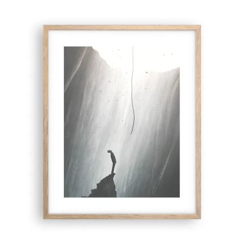 Affiche dans un chêne clair - Poster - Il y a toujours une issue - 40x50 cm