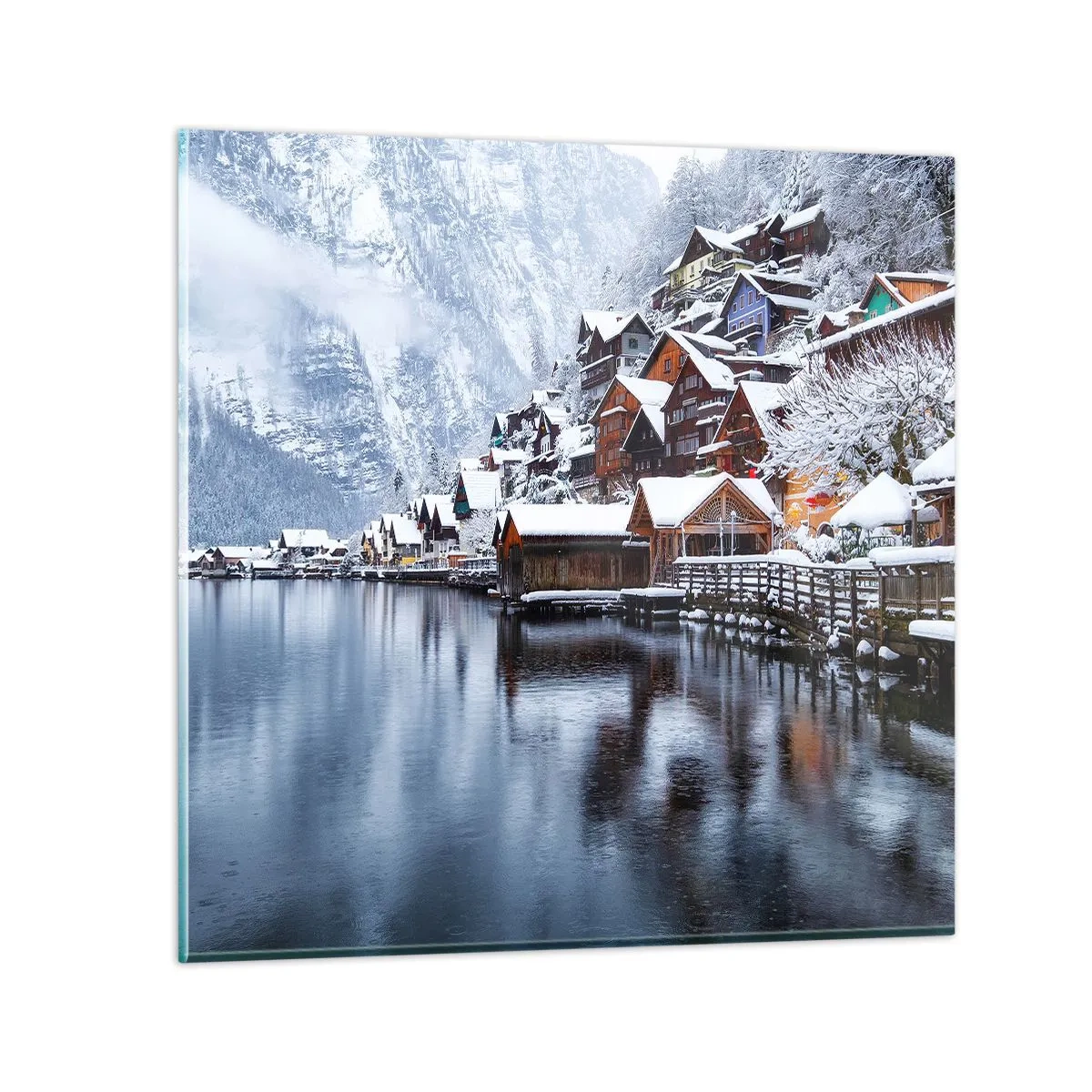 Impression sur verre - Image sur verre - En décoration hivernale - 40x40 cm