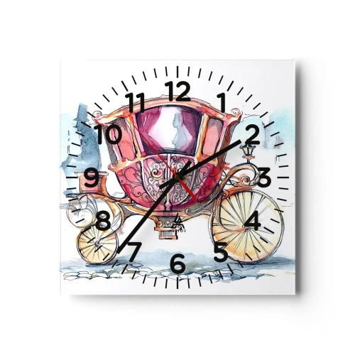 Horloge murale - Pendule murale - À un mariage ou à un bal ? - 40x40 cm