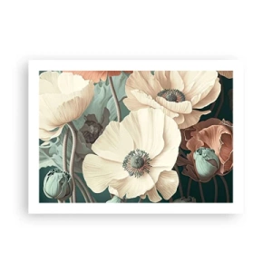 Affiche - Poster - Le murmure des coquelicots - 70x50 cm