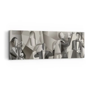 Impression sur toile - Image sur toile - Dans l'espace des sons - 90x30 cm
