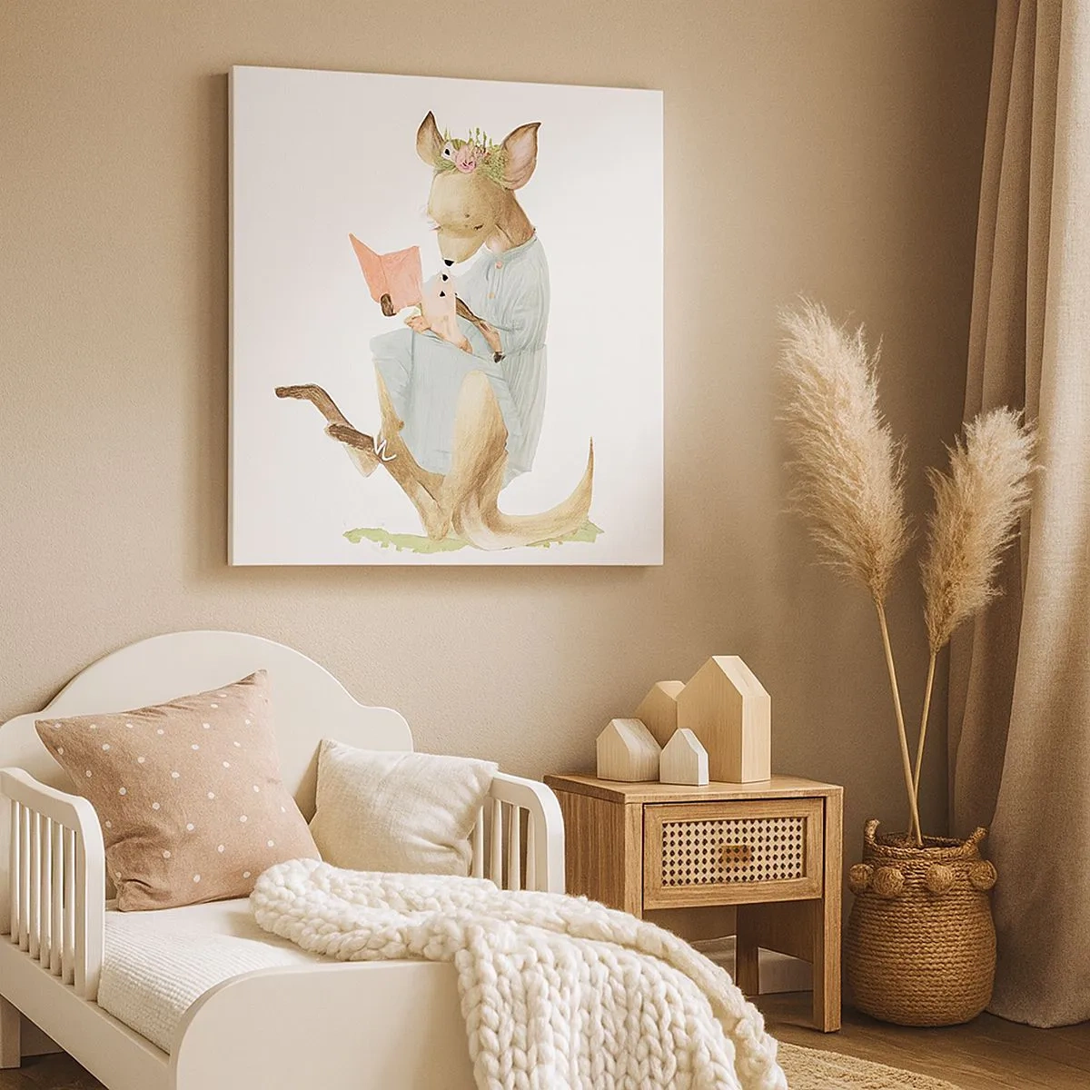 Impression sur toile - Image sur toile - Lis-moi maman - 30x30 cm