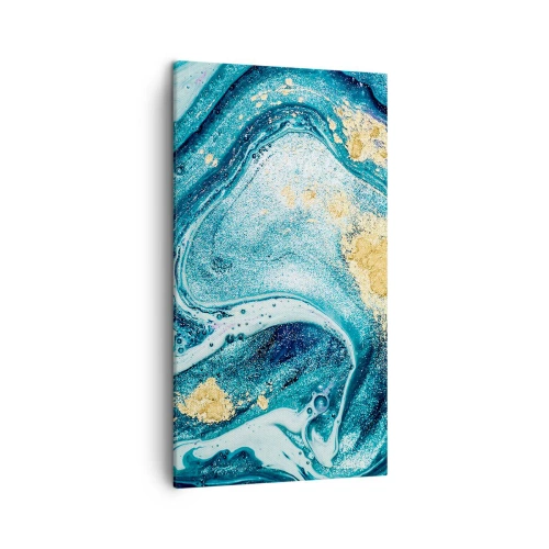 Impression sur toile - Image sur toile - Vortex bleu - 45x80 cm