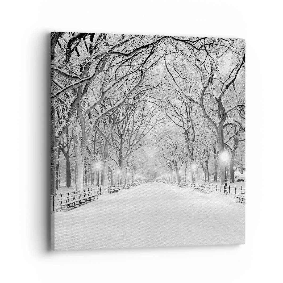 Impression sur toile - Image sur toile - Les quatres saisons – l’hiver - 40x40 cm
