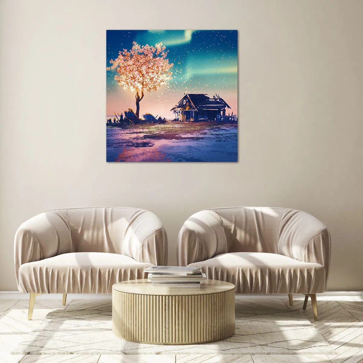 Impression sur verre - Image sur verre - La nature ne passe pas - 60x60 cm