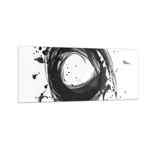Impression sur verre - Image sur verre - Le tourbillon de la création - 100x40 cm