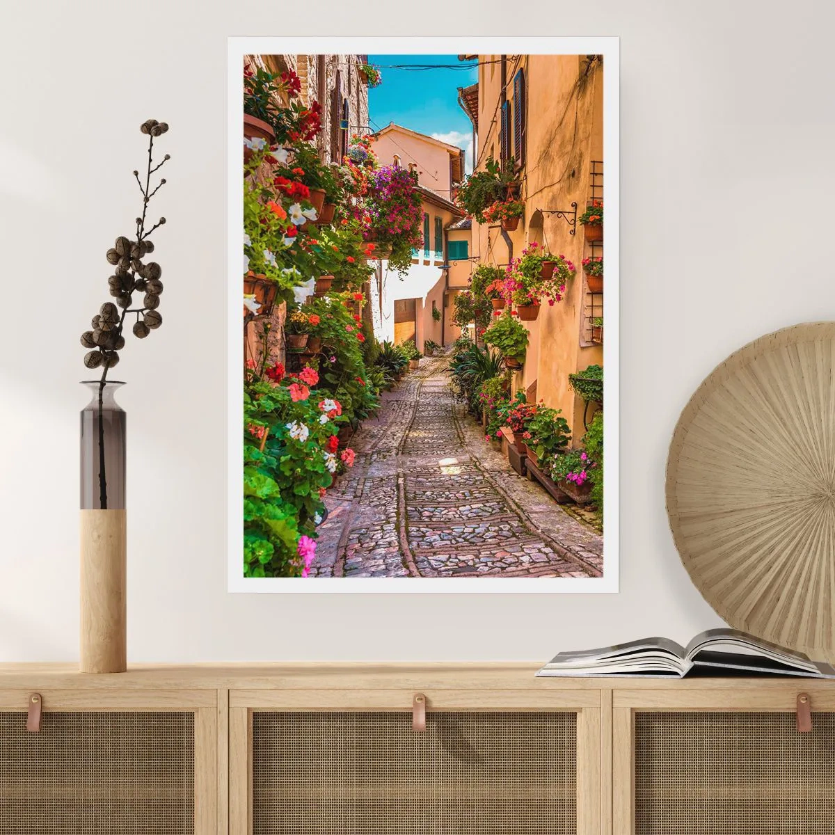 Affiche - Poster - Ruelle italienne - 30x40 cm
