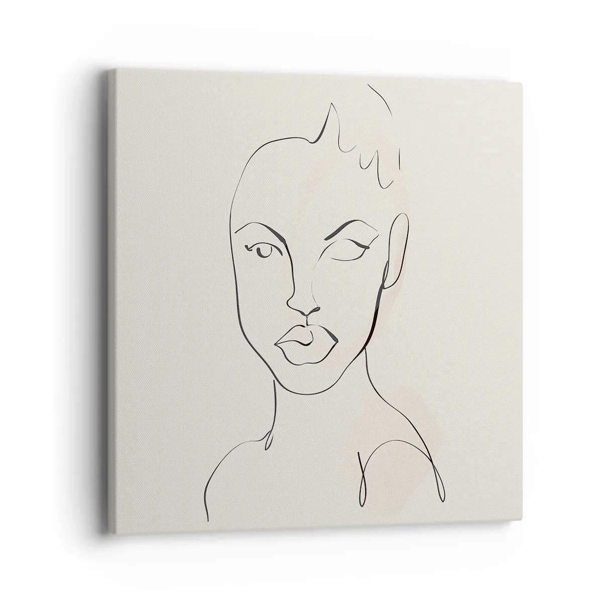 Impression sur toile - Image sur toile - Esquisse de la sensualité - 40x40 cm