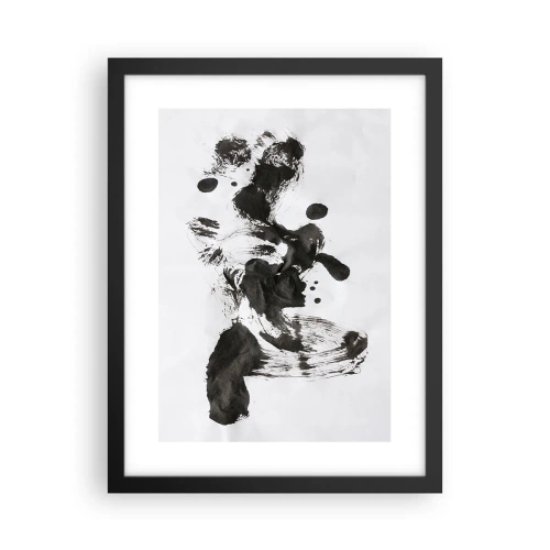 Affiche dans un cadre noir - Poster - De la méthode dans la folie ? - 30x40 cm
