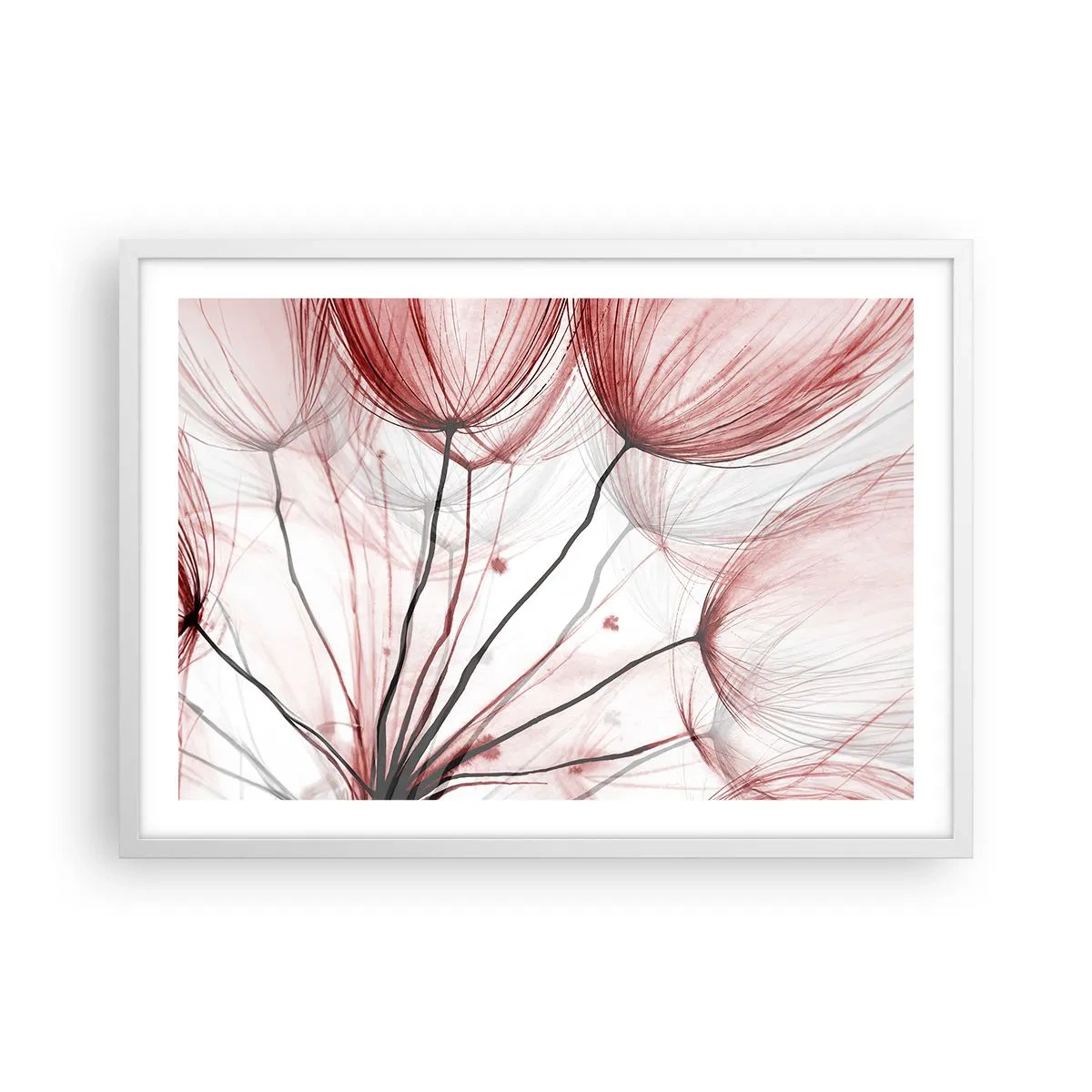 Affiche dans un cadre blanc - Poster - Avant le départ - 70x50 cm