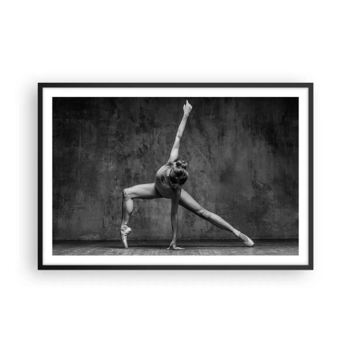 Affiche dans un cadre noir - Poster - Balance idéale - 91x61 cm