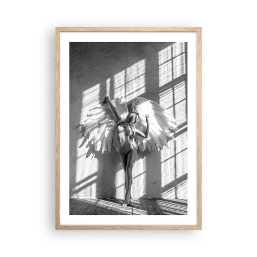 Affiche dans un chêne clair - Poster - Directement du ciel - 50x70 cm