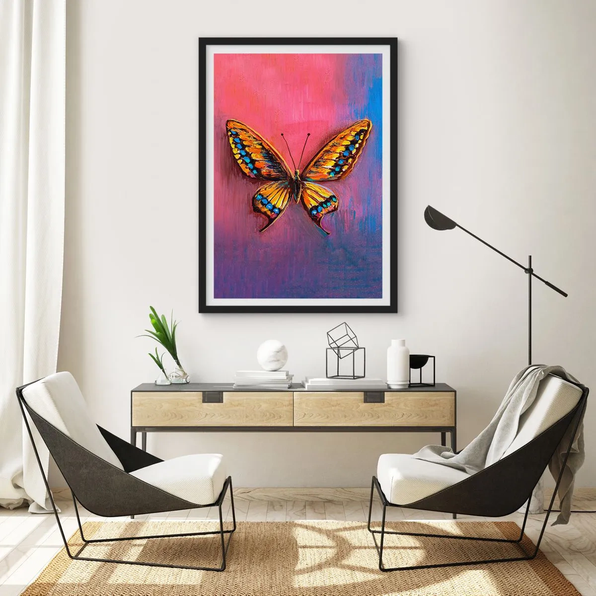 Affiche dans un cadre noir - Poster - Un joyau de la nature - 70x100 cm