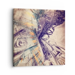 Impression sur toile - Image sur toile - En grande hâte - 40x40 cm