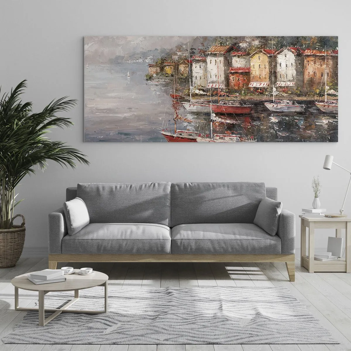 Impression sur verre - Image sur verre - Havre romantique - 100x40 cm