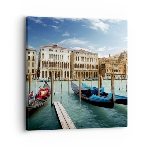Impression sur toile - Image sur toile - Palace bleu ciel - 30x30 cm