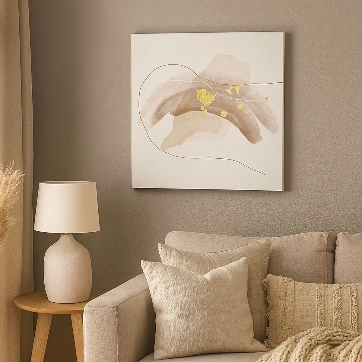 Impression sur toile - Image sur toile - rencontré dans l'espace - 30x30 cm