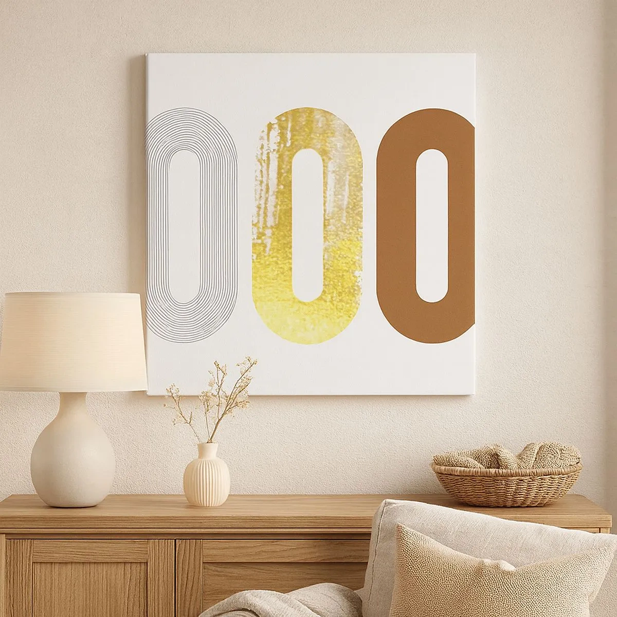 Impression sur toile - Image sur toile - Ooo! - 30x30 cm