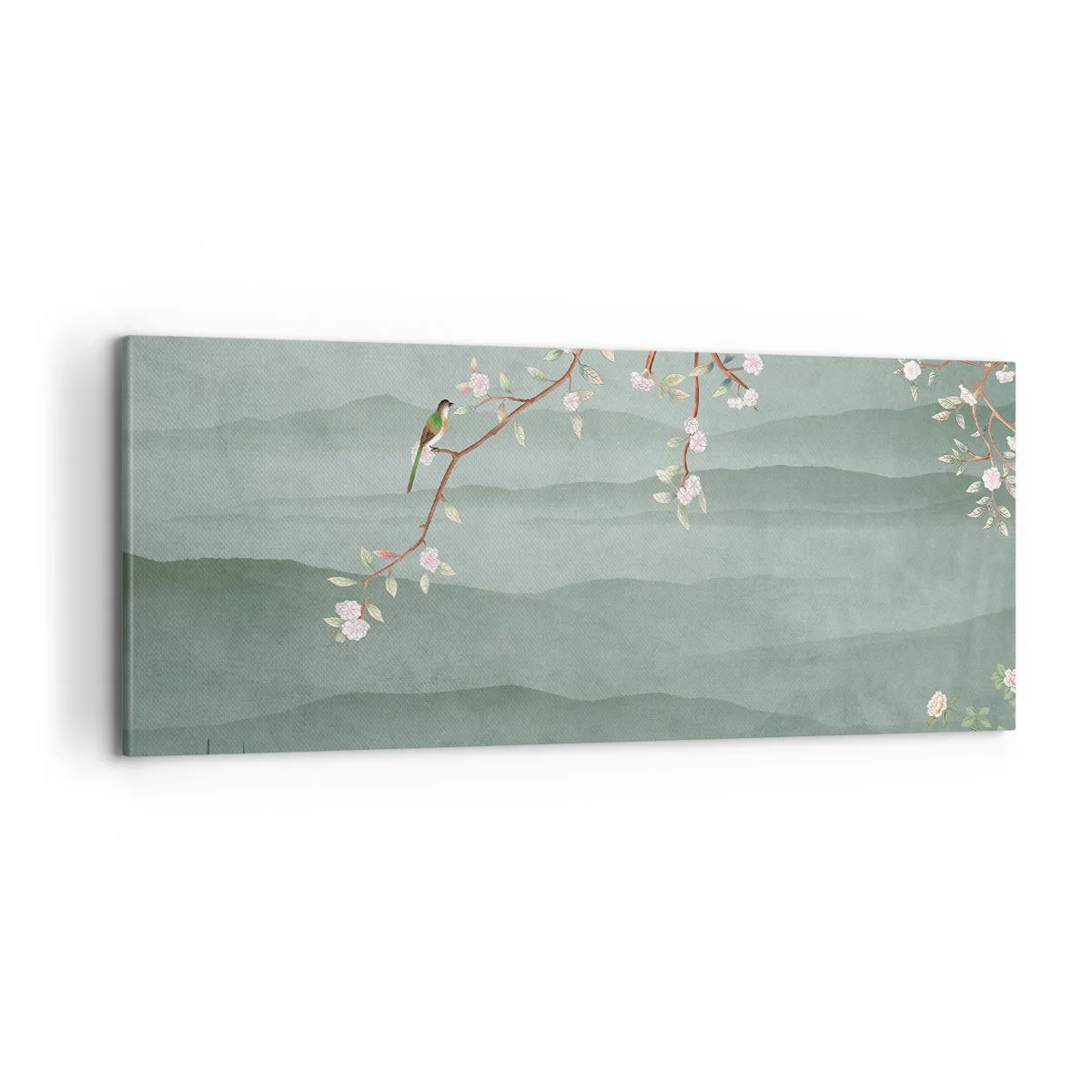 Impression sur toile - Image sur toile - Printemps oh c'est toi - 100x40 cm