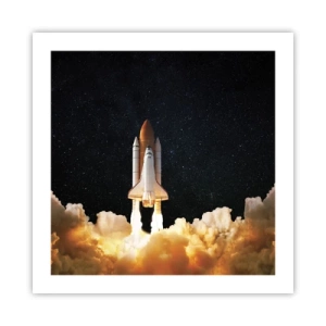 Affiche - Poster - Ad astra! - 50x50 cm