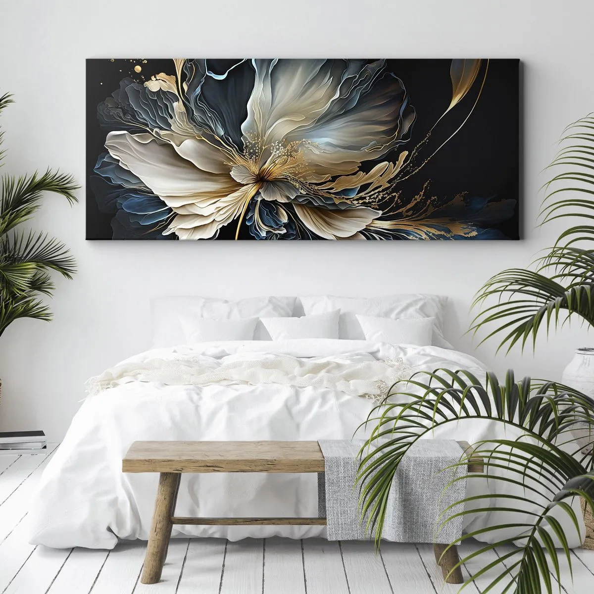 Impression sur toile - Image sur toile - Fleur de fougère de conte de fées - 100x40 cm