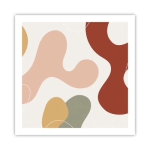 Affiche - Poster - Entrelac - 60x60 cm