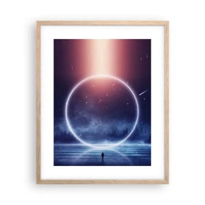 Affiche dans un chêne clair - Poster - Ils sont déjà là... - 40x50 cm