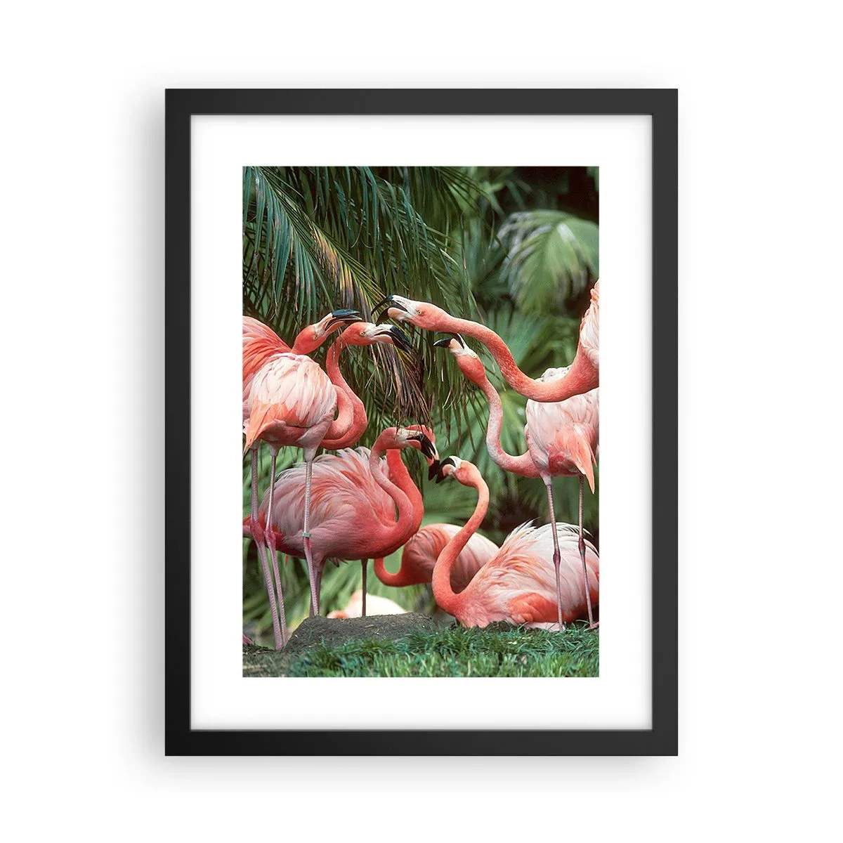 Affiche dans un cadre noir - Poster - Potins d'après-midi - 30x40 cm