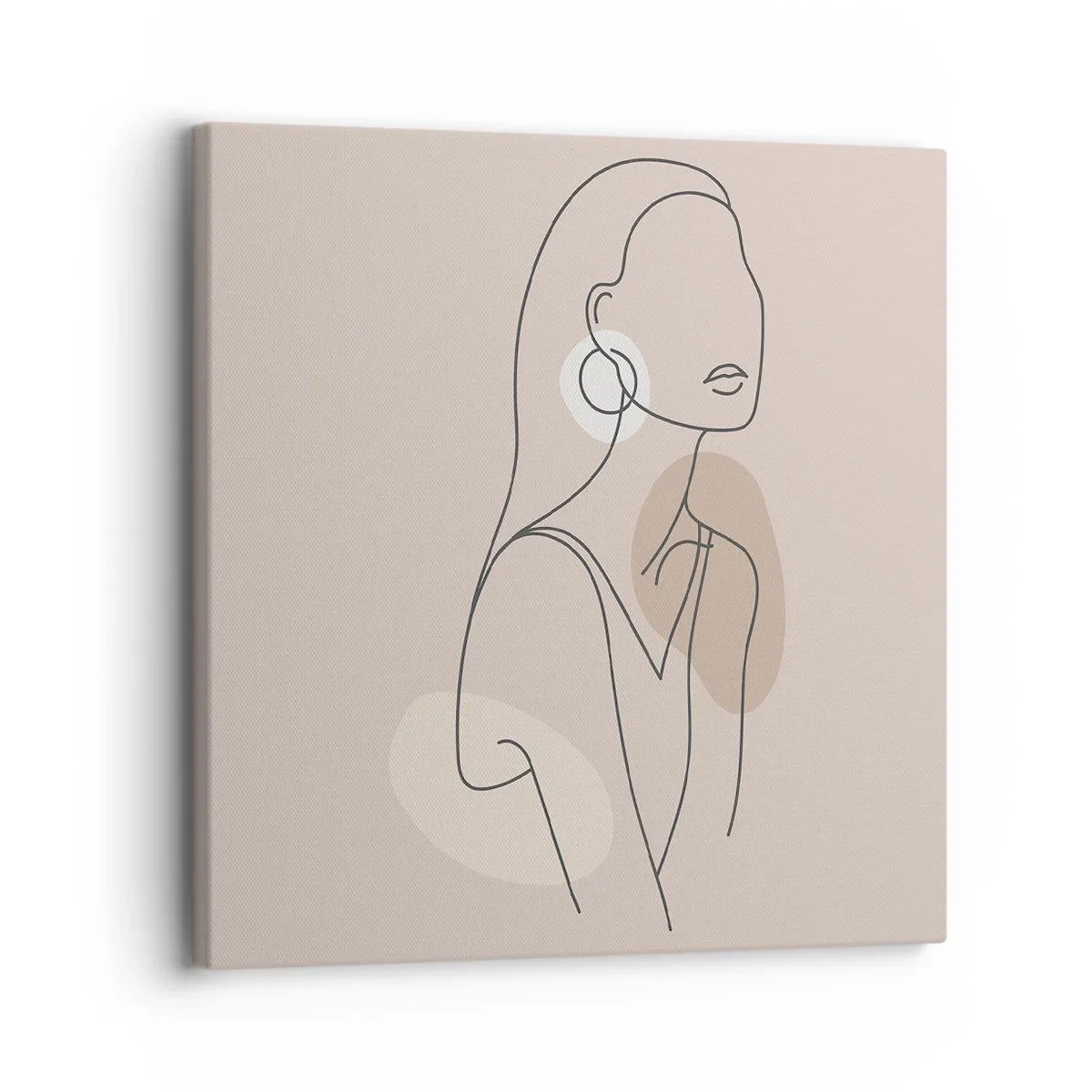 Impression sur toile - Image sur toile - Icone féminin - 30x30 cm