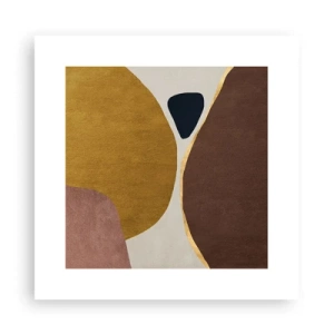 Affiche - Poster - L'abstraction – une place dans l'espace - 30x30 cm