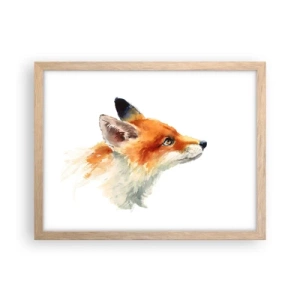 Affiche dans un chêne clair - Poster - Vous ne pouvez jamais être trop prudent - 40x30 cm