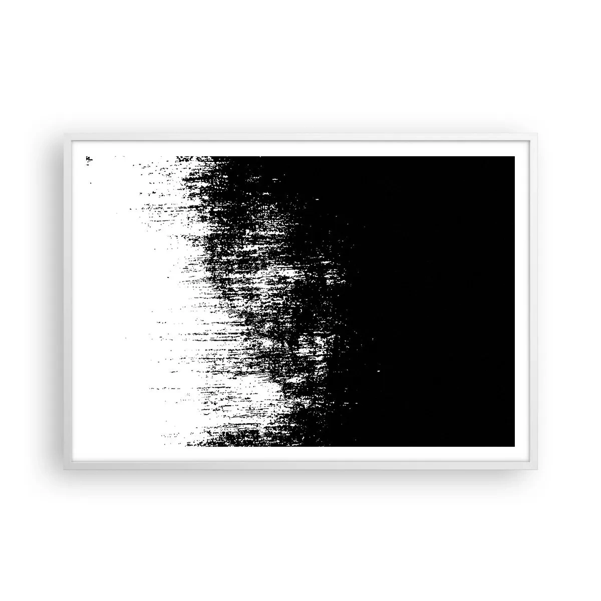 Affiche dans un cadre blanc - Poster - Et le gagnant est ... - 100x70 cm
