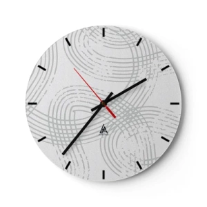 Horloge murale - Pendule murale - Il n'y a pas de chemin droit - 40x40 cm