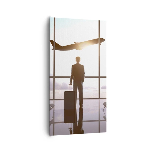 Impression sur toile - Image sur toile - Vous avez le temps, ralentissez - 65x120 cm