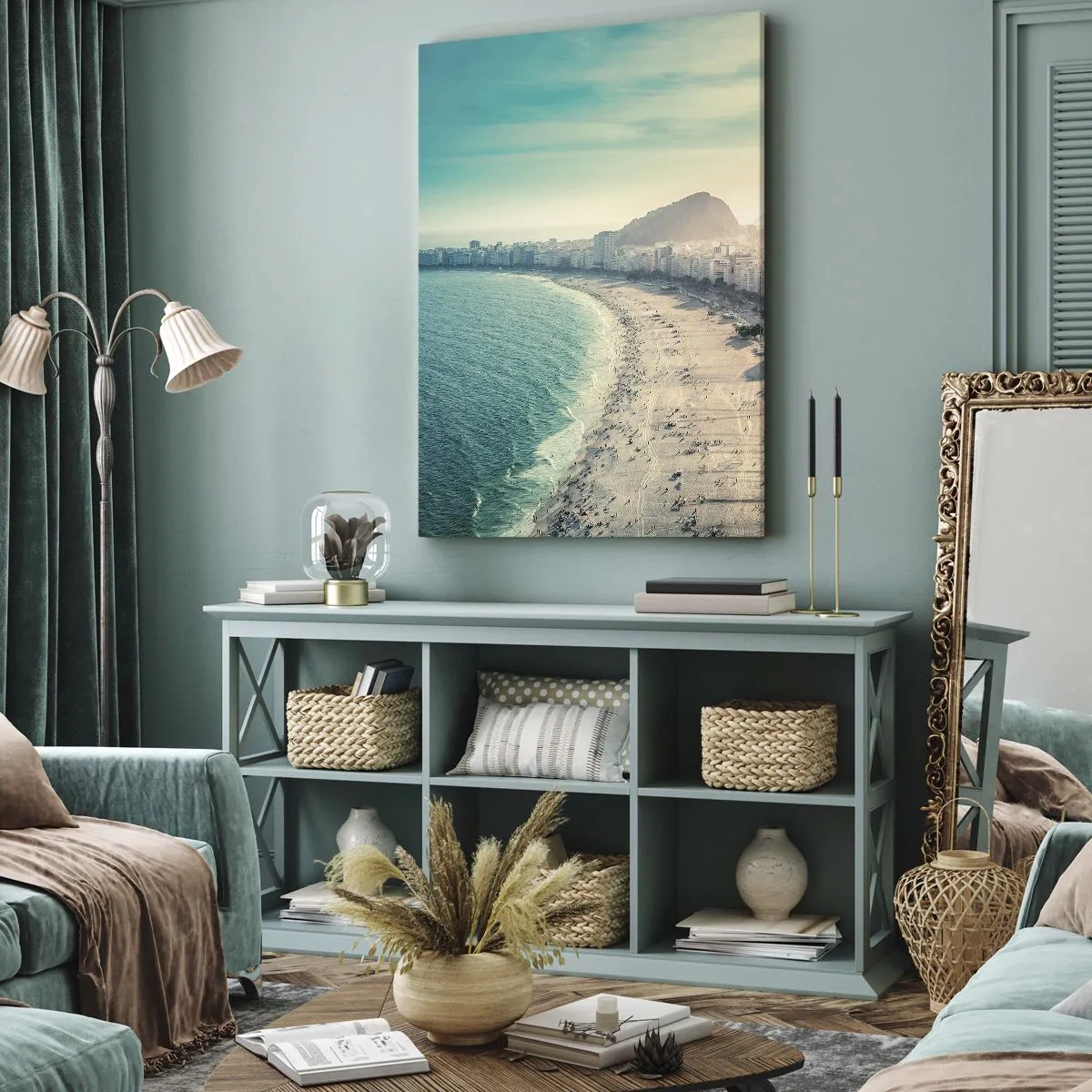 Impression sur toile - Image sur toile - Vacances éternelles à Rio - 65x120 cm