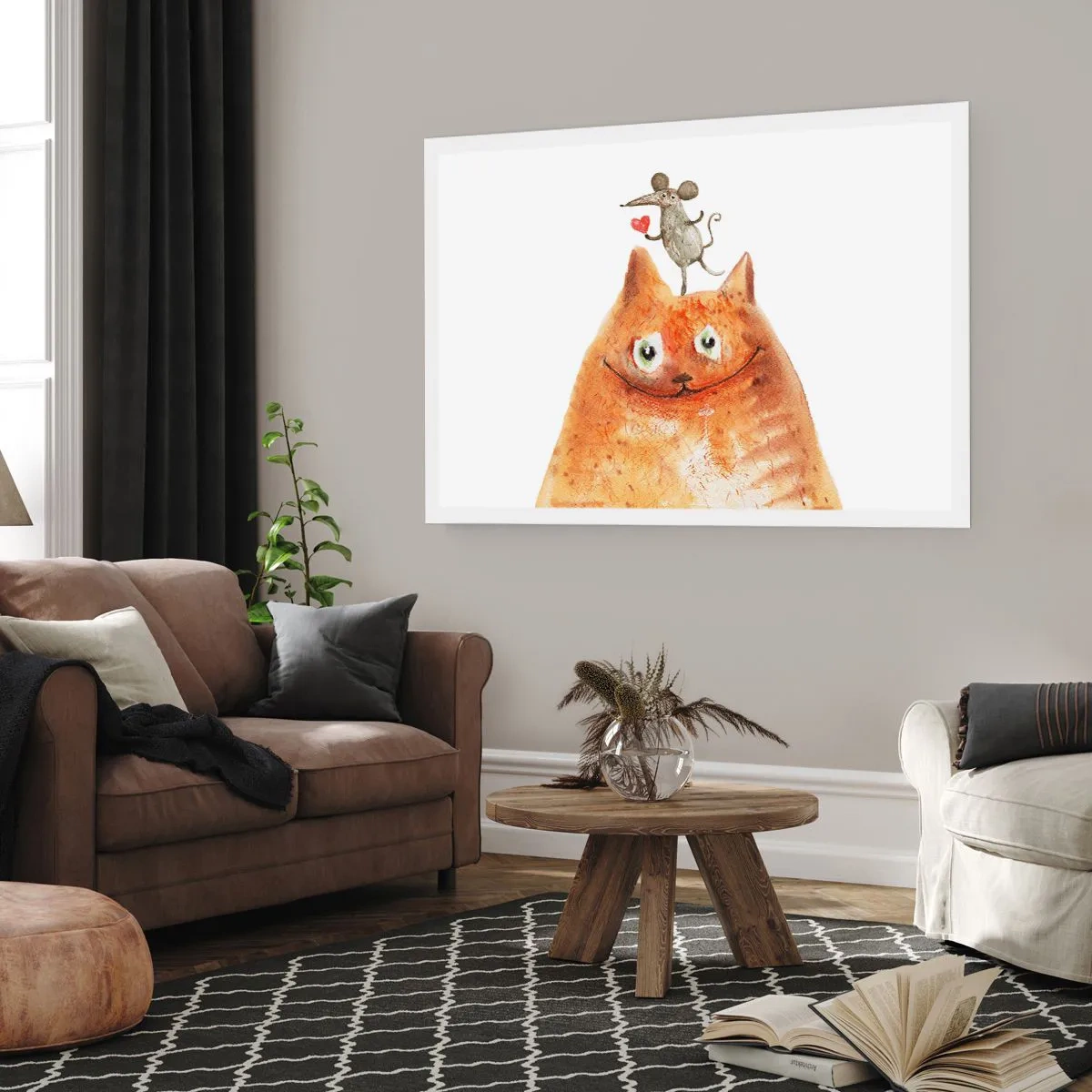 Affiche - Poster - Amour paradoxal - 70x50 cm