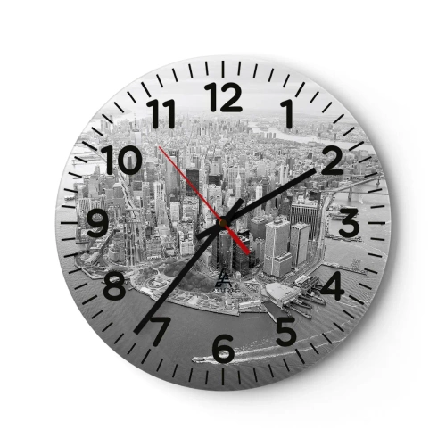 Horloge murale - Pendule murale - Comment ne pas aimer ? - 30x30 cm