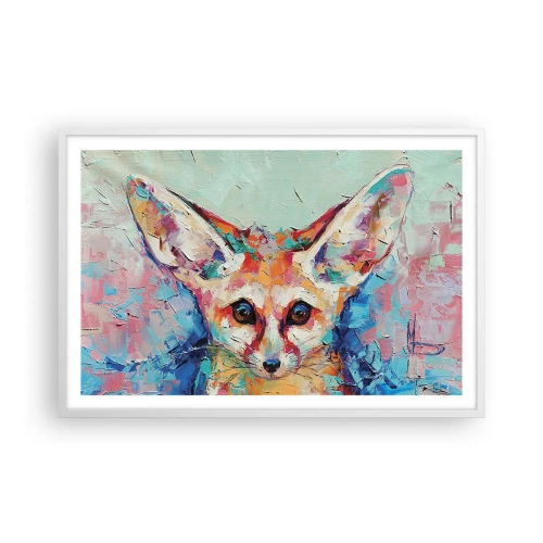 Affiche dans un cadre blanc - Poster - Etes-vous prêts pour moi? - 91x61 cm