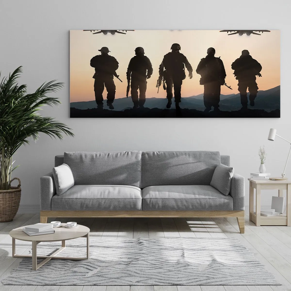 Impression sur verre - Image sur verre - Bienvenue dans notre monde - 100x40 cm