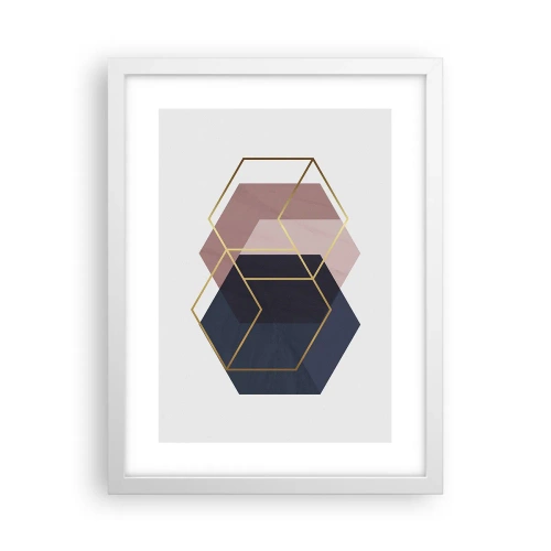 Affiche dans un cadre blanc - Poster - Le pouvoir de la simplicité - 30x40 cm