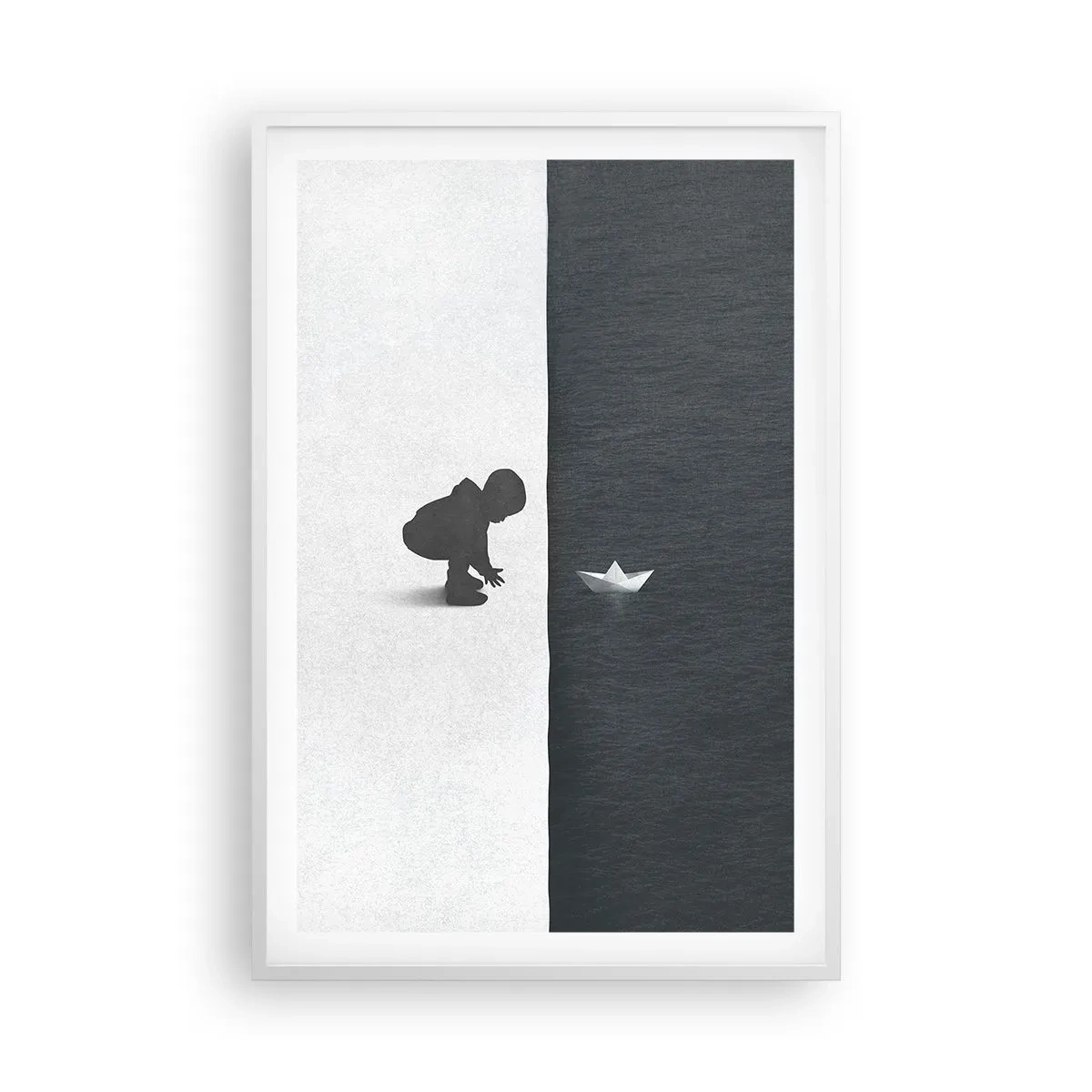 Affiche dans un cadre blanc - Poster - Grande expédition - 61x91 cm