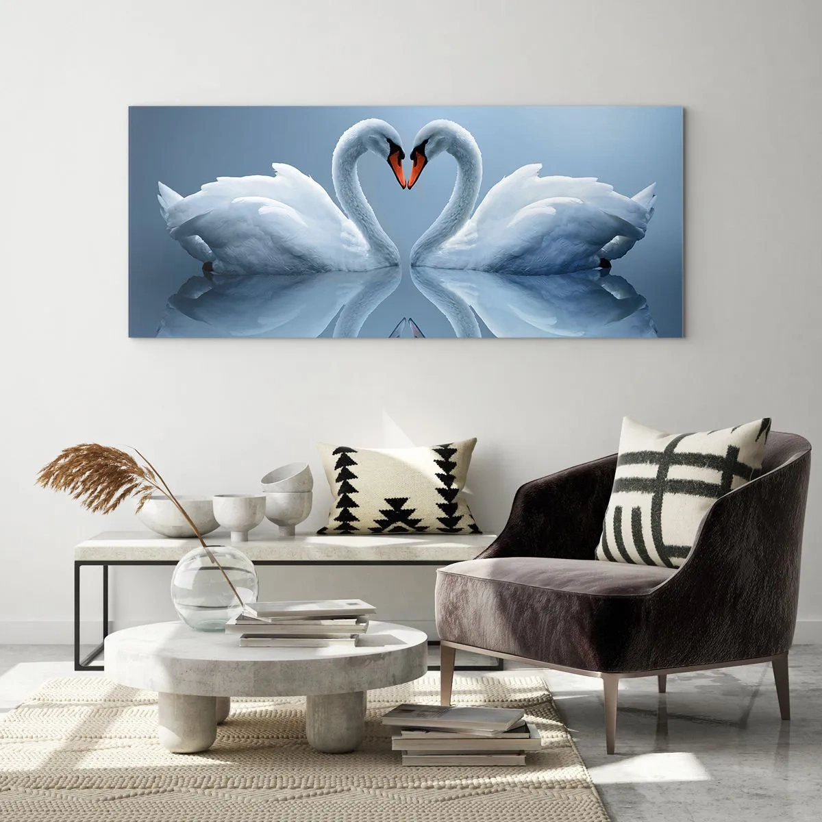 Impression sur verre - Image sur verre - Le temps de l'amour - 100x40 cm