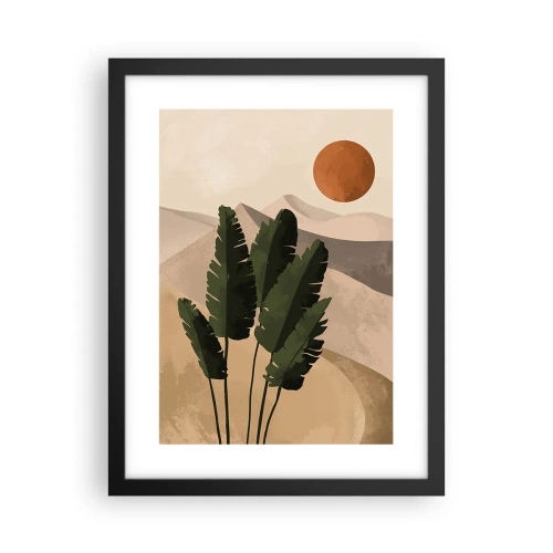 Affiche dans un cadre noir - Poster - Le triomphe de la vie - 30x40 cm