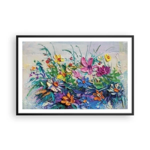 Affiche dans un cadre noir - Poster - Absolument pas une nature morte - 91x61 cm