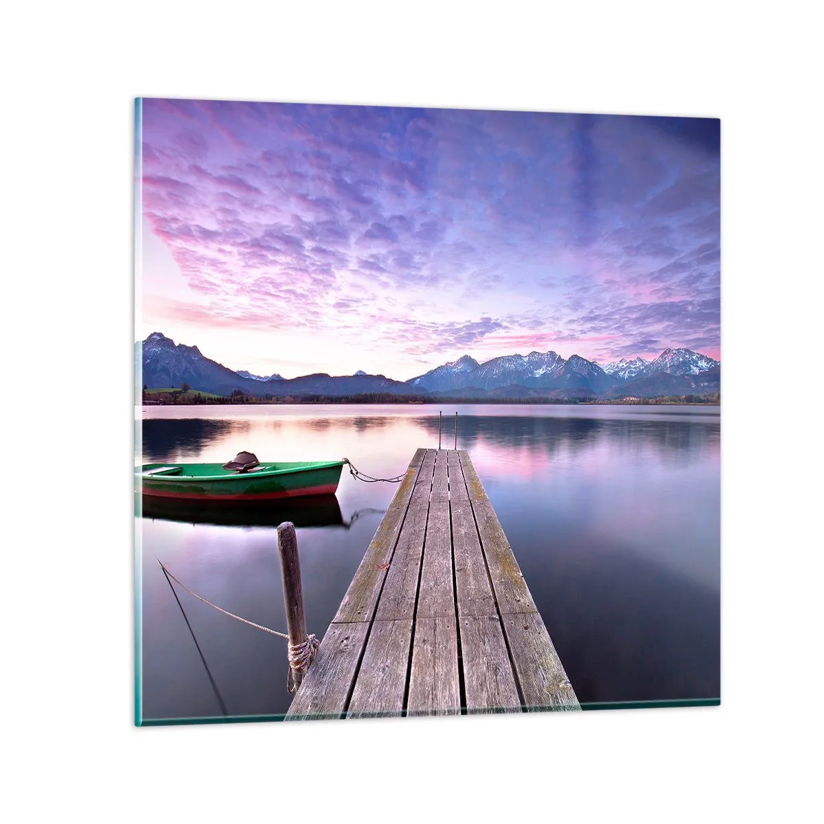 Impression sur verre - Image sur verre - Silence amical - 70x70 cm