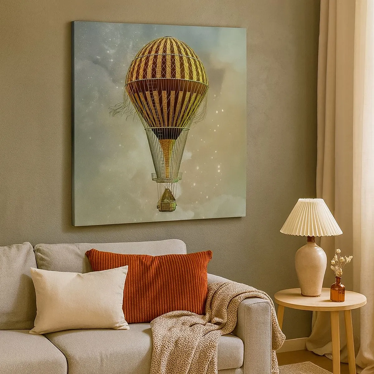 Impression sur toile - Image sur toile - Vols pionniers - 30x30 cm