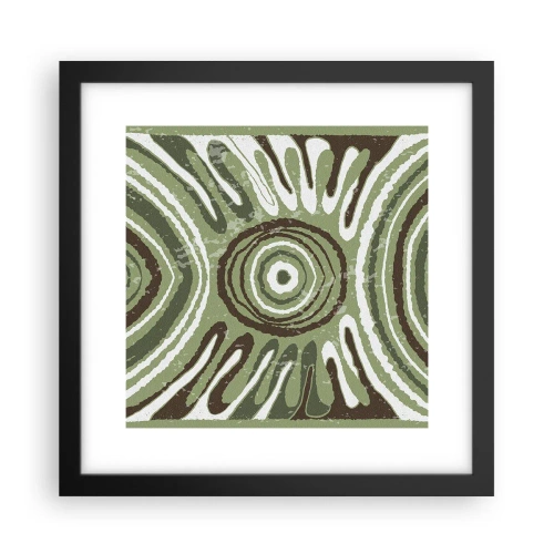 Affiche dans un cadre noir - Poster - Une explosion d'émotions - 30x30 cm