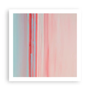 Affiche - Poster - Abstraction à l'aube - 60x60 cm