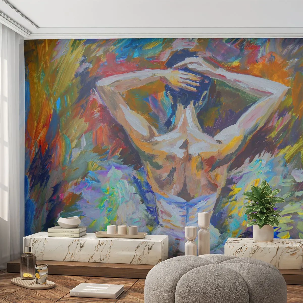 Papier Peint Autocollant Deluxe Sticker - Il se peut que ce soit tout - Ballerine, Danse, Ballet - 250x175 cm