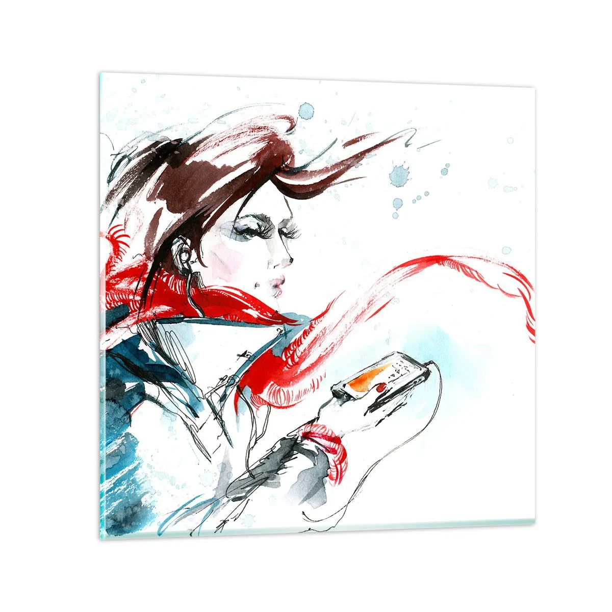 Impression sur verre - Image sur verre - Quelque chose se passe en moi - 40x40 cm